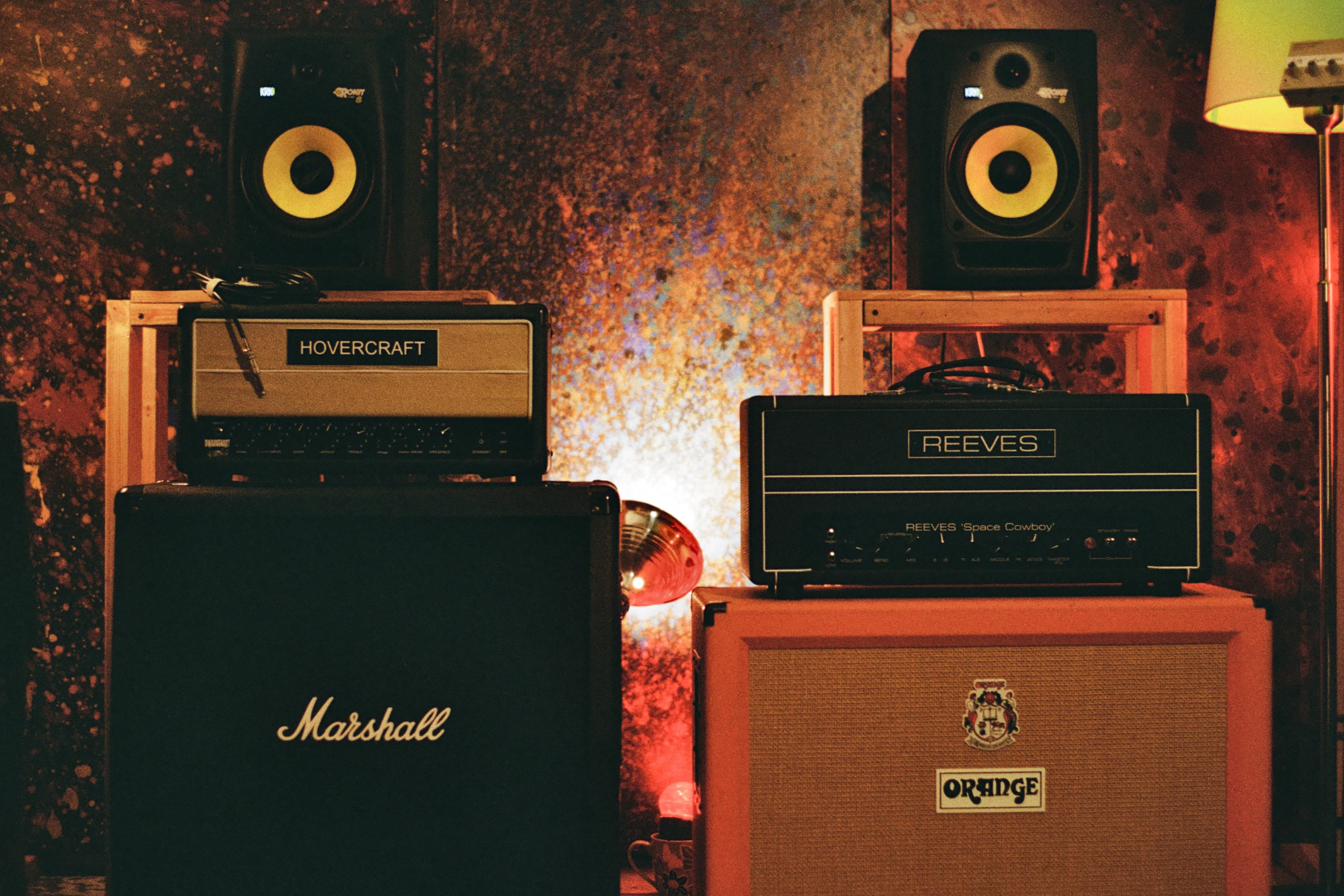Amps & Splatter Paint